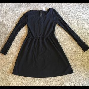 Black long sleeve dress